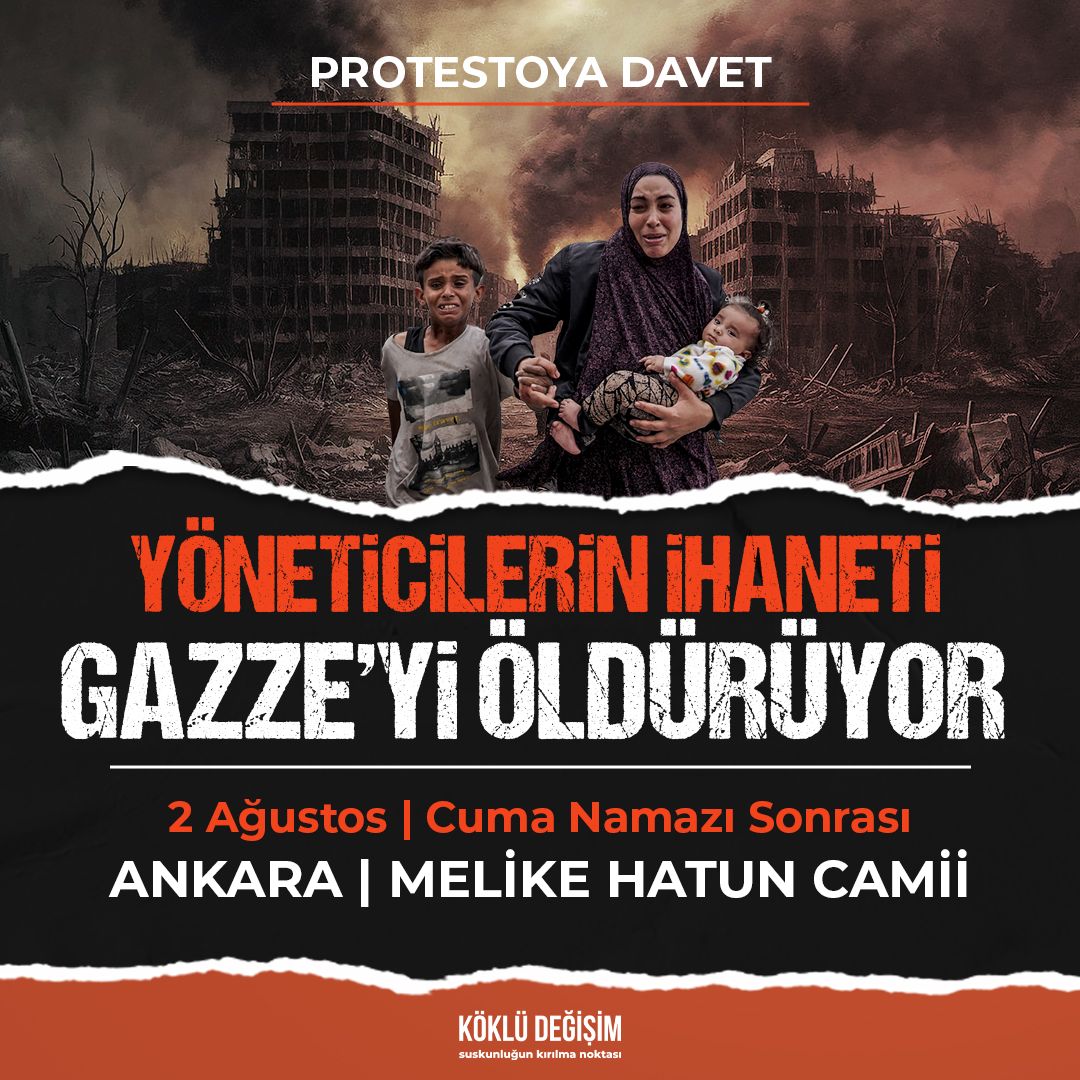 Köklü Değişim,Ankara'da Gazze İçin Basın Açıklaması,Yönetiicilerin İhaneti Gazze'yi Öldürüyor.jpeg