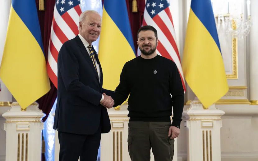 Biden’dan Kirli İşlerini Üstlenen Kiev’e Destek Ziyareti 