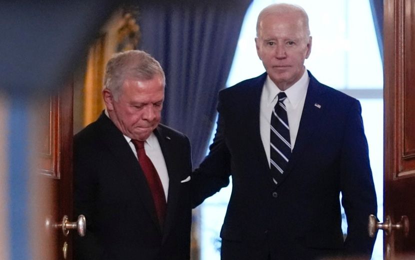 Biden ve Ürdün Kralı Abdullah, “İki Devletli Çözümü” Konuştular