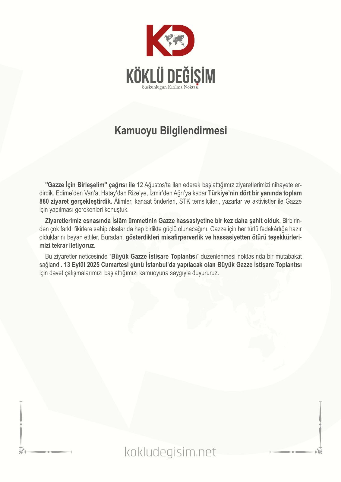 Köklü Değişim, Gazze İstişare Toplantısı .jpeg