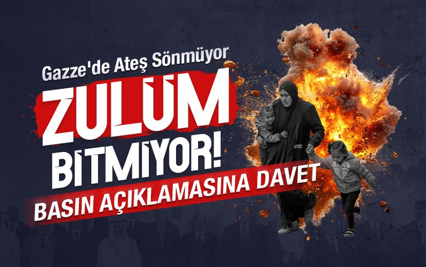 Köklü Değişim, 10 İlde Gazze İçin Meydanlara İniyor