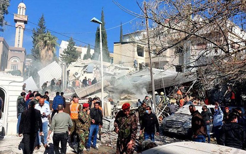 İşgalci “İsrail”, İran’ı Şam’da Yine Vurdu