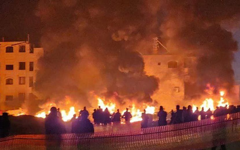 İşgalci Yahudilerden Organize Terör: Nablus’u Yaktılar!