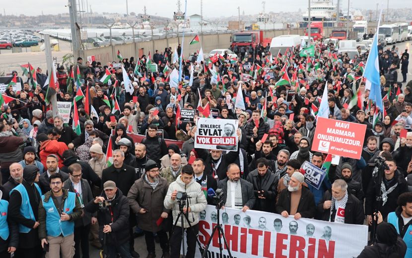 İstanbul’da Vicdan Gemisi İçin Büyük Yürüyüş 