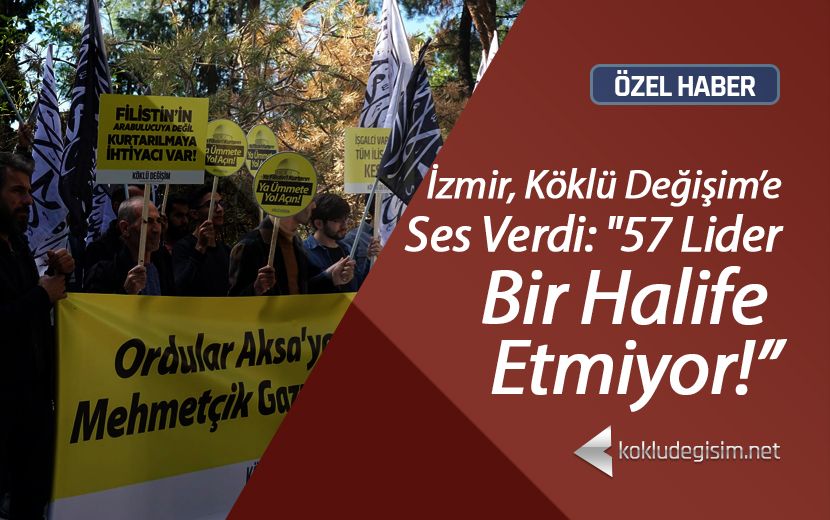 Köklü Değişim, İzmir'de Güç Ehline Çağrı Yaptı: "Katliama Seyirci Kalmayın!"