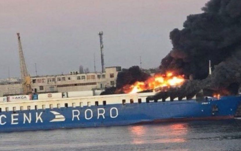 Rusya, Odessa’da Bir Türk Gemisini Vurdu