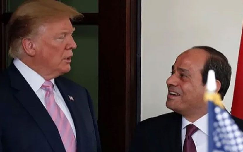 Trump’ın Favori Diktatörü Sisi: “Filistinliler Yerinden Edilmemeli”