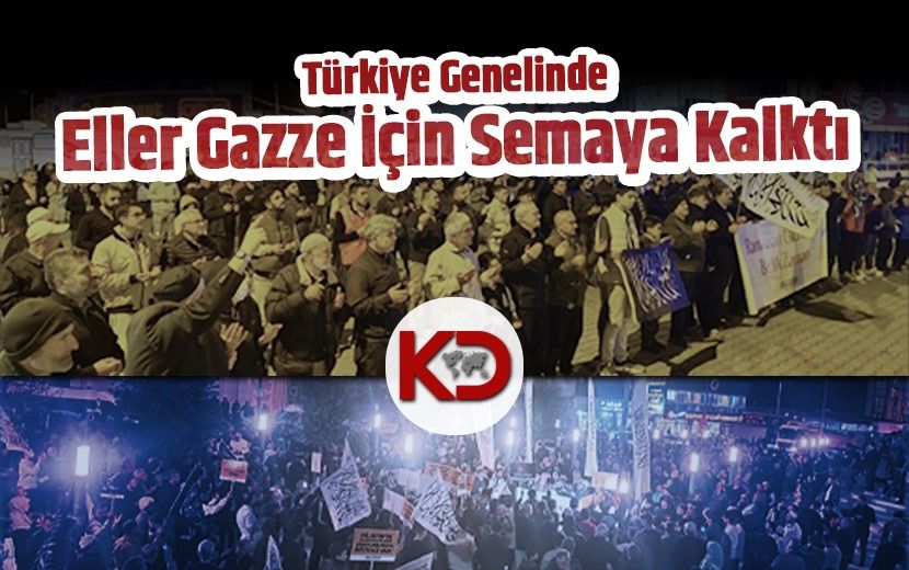 Köklü Değişim, Türkiye Çapında “Gazze İçin Eller Semaya” Dedi