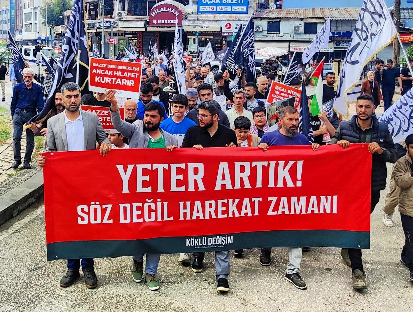 Köklü Değişim, Türkiye Genelinde Gazze İçin Meydanlara İndi,Adana-2.jpg