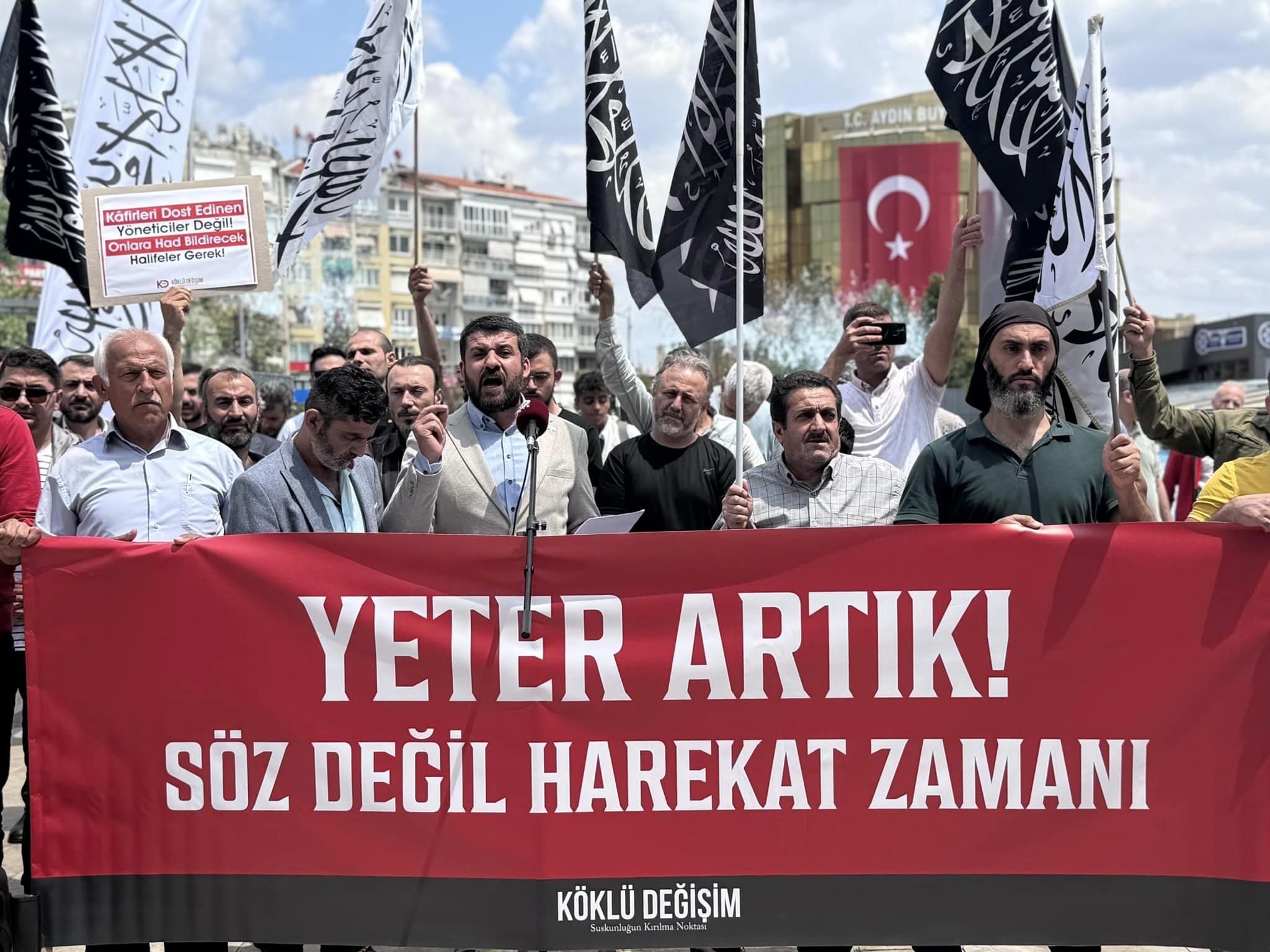 Köklü Değişim, Türkiye Genelinde Gazze İçin Meydanlara İndi,Aydın-2.jpg