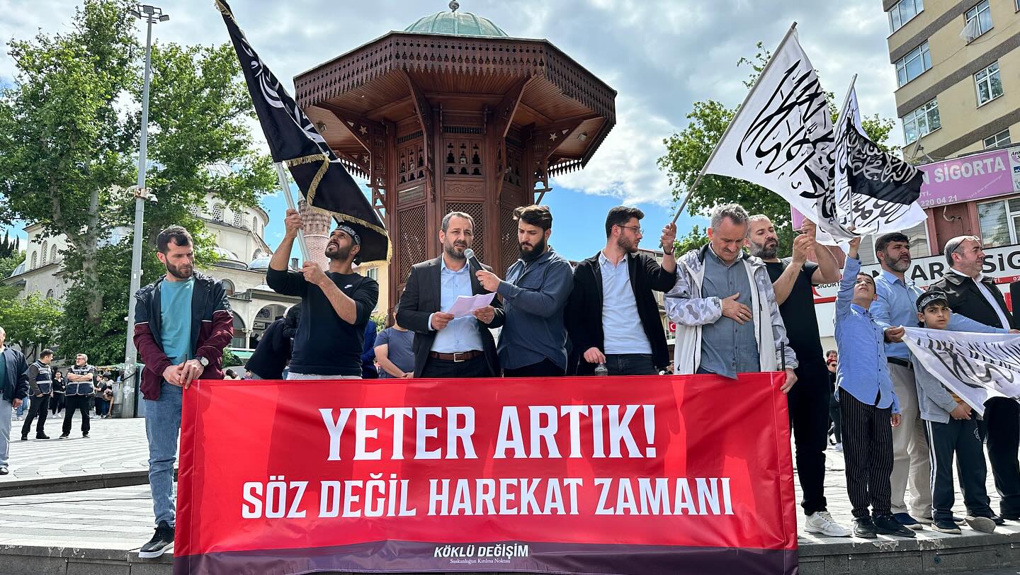 Köklü Değişim, Türkiye Genelinde Gazze İçin Meydanlara İndi-Bursa-1.jpg