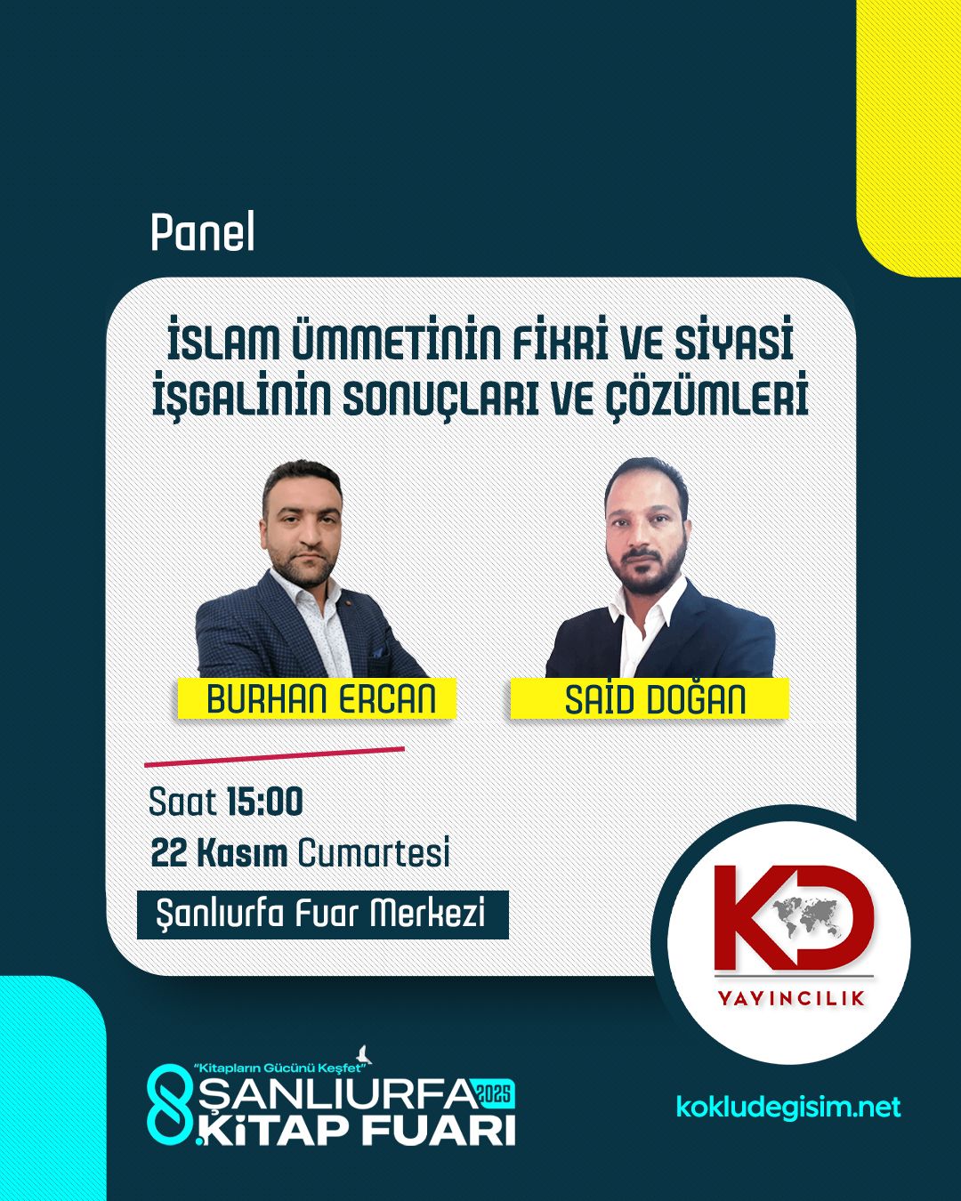 Köklü Değişim Yayıncılık Şanlıurfa kitap fuarı panel.jpg