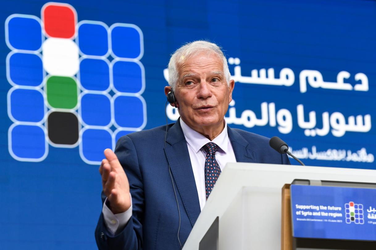 Köklü Değişim,Yedinci Avrupa Birliği (AB) Suriye konulu destek konferansı Brüksel,Josph Borell.jpg