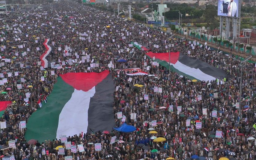 Yemen’de Gazze’ye Destek, ABD'ye Lanet