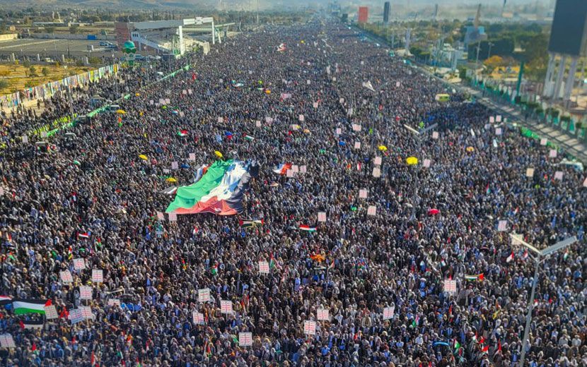 Yemen Halkından, Gazze’deki Kardeşleri İçin Dev Gösteri