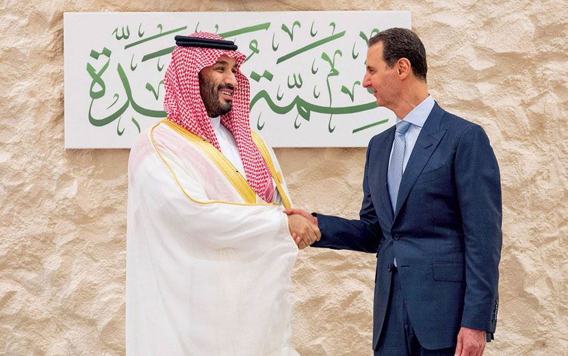 Zorba Diktatörler, Dostları Katil Esed’le Cidde’de Kucaklaştı