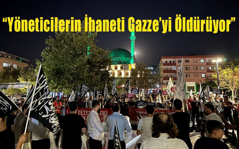 Köklü Değişim’den Bursa’da Basın Açıklaması: “Yöneticiler Gazze’ye İhanet Ediyor”