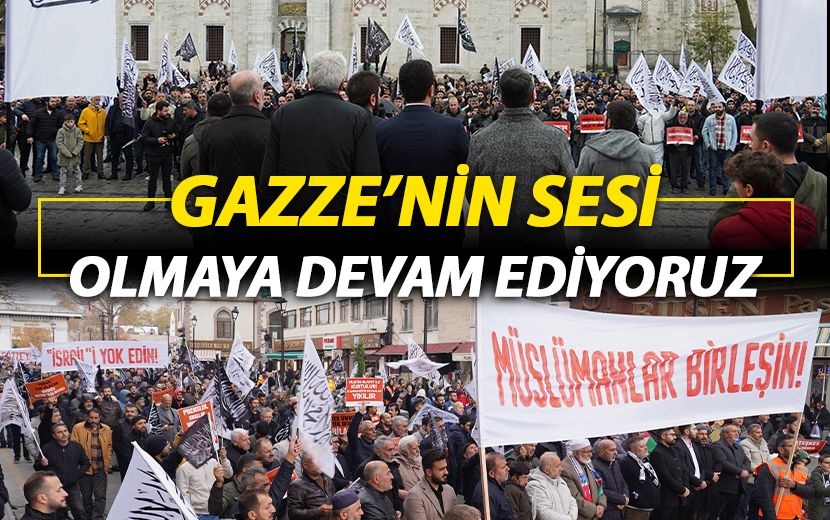 Köklü Değişim, Gazze’deki Ateşkes Oyununa Karşı Meydanlarda