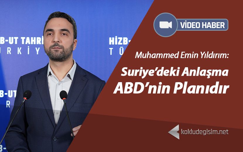 Suriye’deki Anlaşma ABD’nin Planıdır