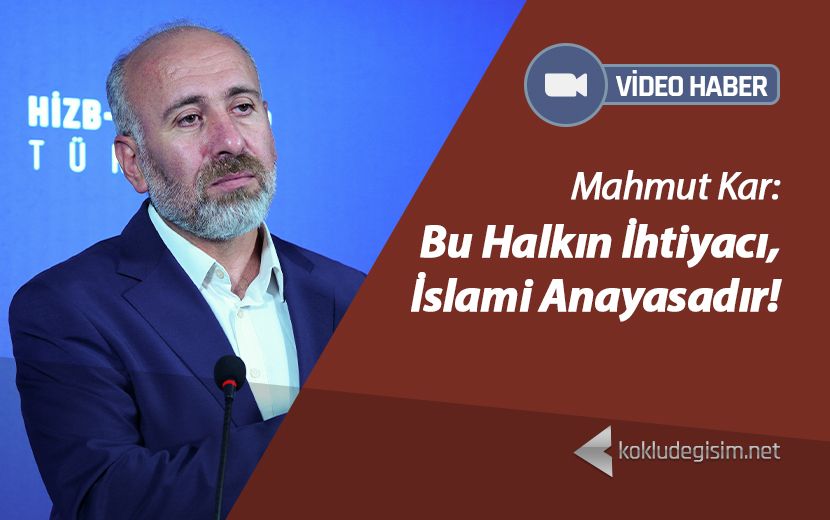 Bu Halkın İhtiyacı, İslami Anayasadır!