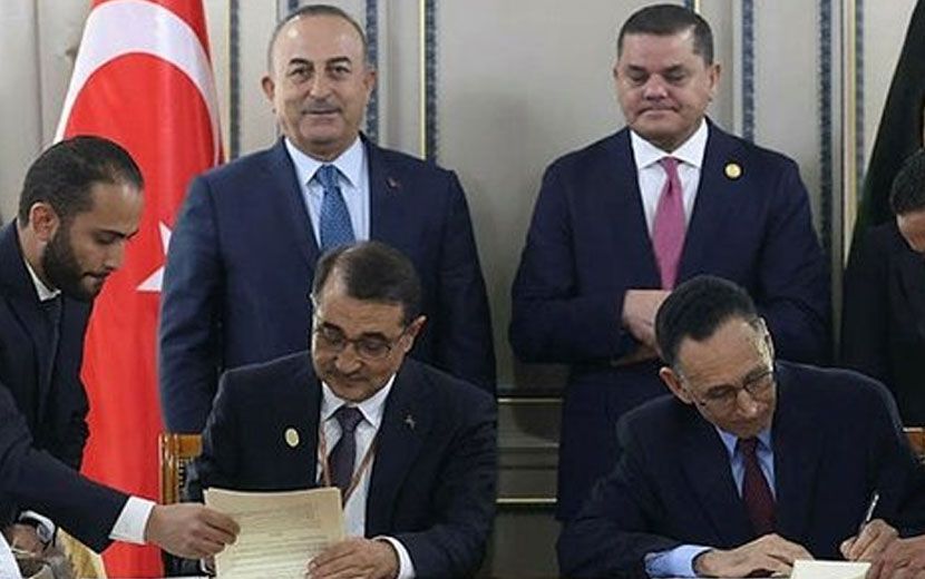 Çavuşoğlu’nun Liderliğindeki Üst Düzey Heyet, Libya’da Anlaşmalar İmzalıyor