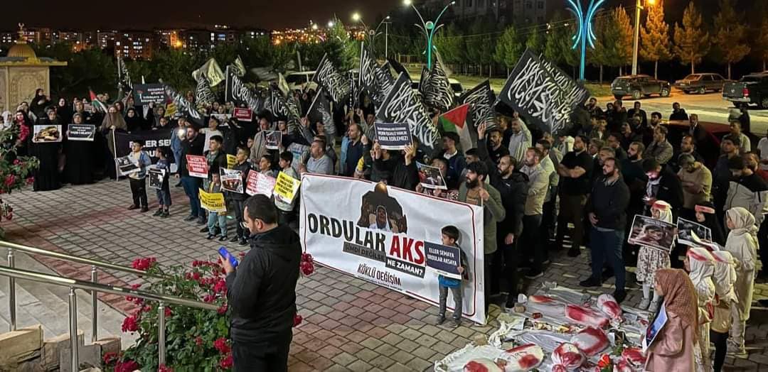 Ergani Temsilciliğinin gerçektirmiş olduğu "Refah Yanıyor, Kınayan Yöneticilere, Susan Alimlere Çağrı: “Harekete Geçin!” başlıklı basın açıklamasına katıldık