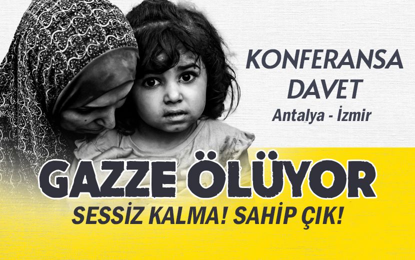 Köklü Değişim, Antalya ve İzmir’deki Konferanslarda Gazze’yi Konuşacak