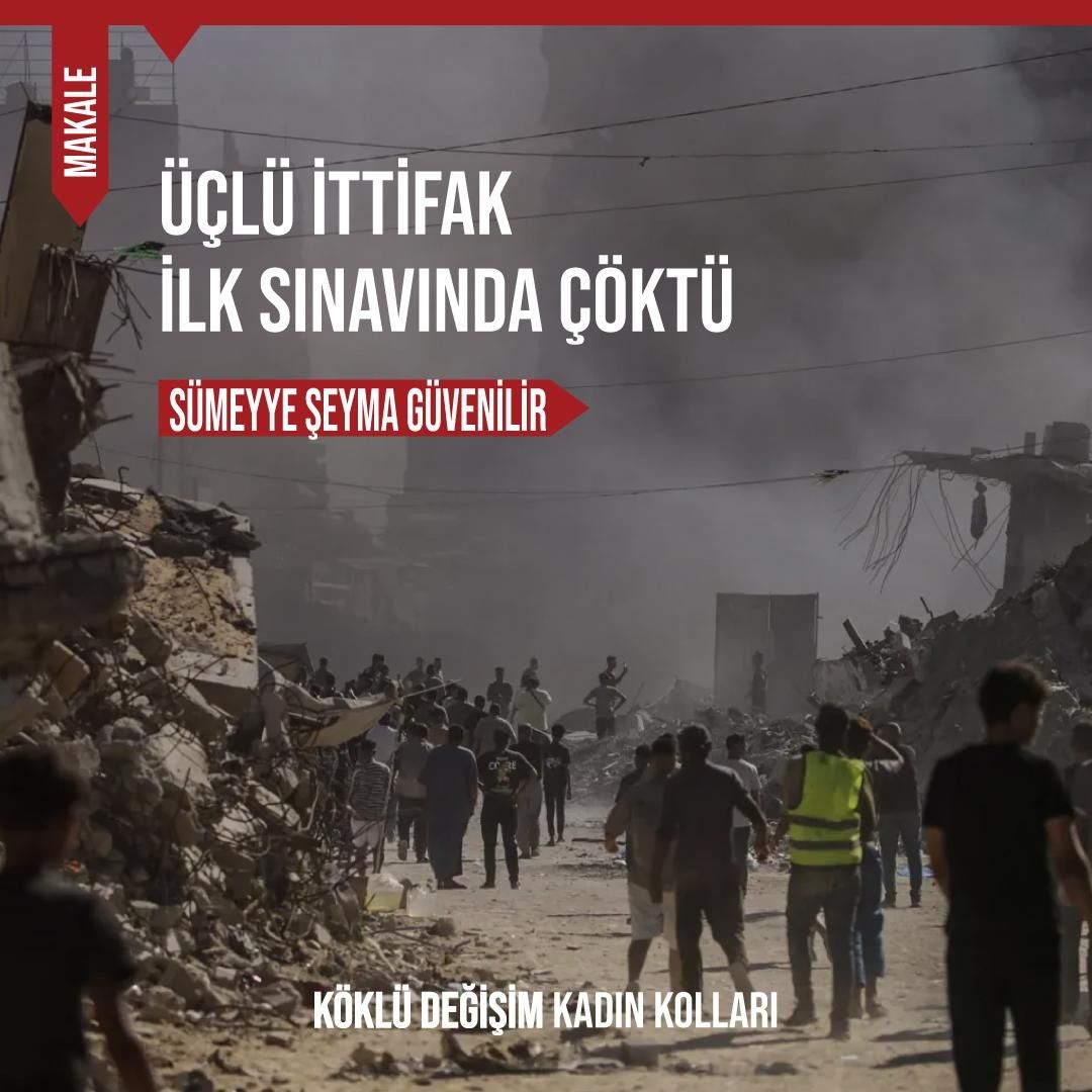 ÜÇLÜ İTTİFAK İLK SINAVINDA ÇÖKTÜ
